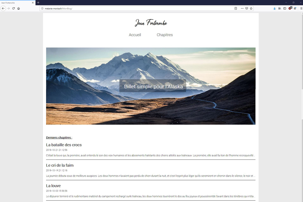 Moteur de blog